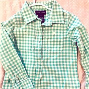 🔥BOGO 50%🔥 Ralph Lauren 4T Girls Gingham top
